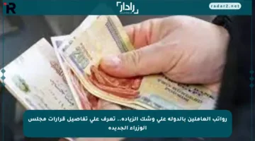 رواتب العاملين بالدولة على وشك الزيادة.. تعرف على تفاصيل قرارات مجلس الوزراء الجديدة